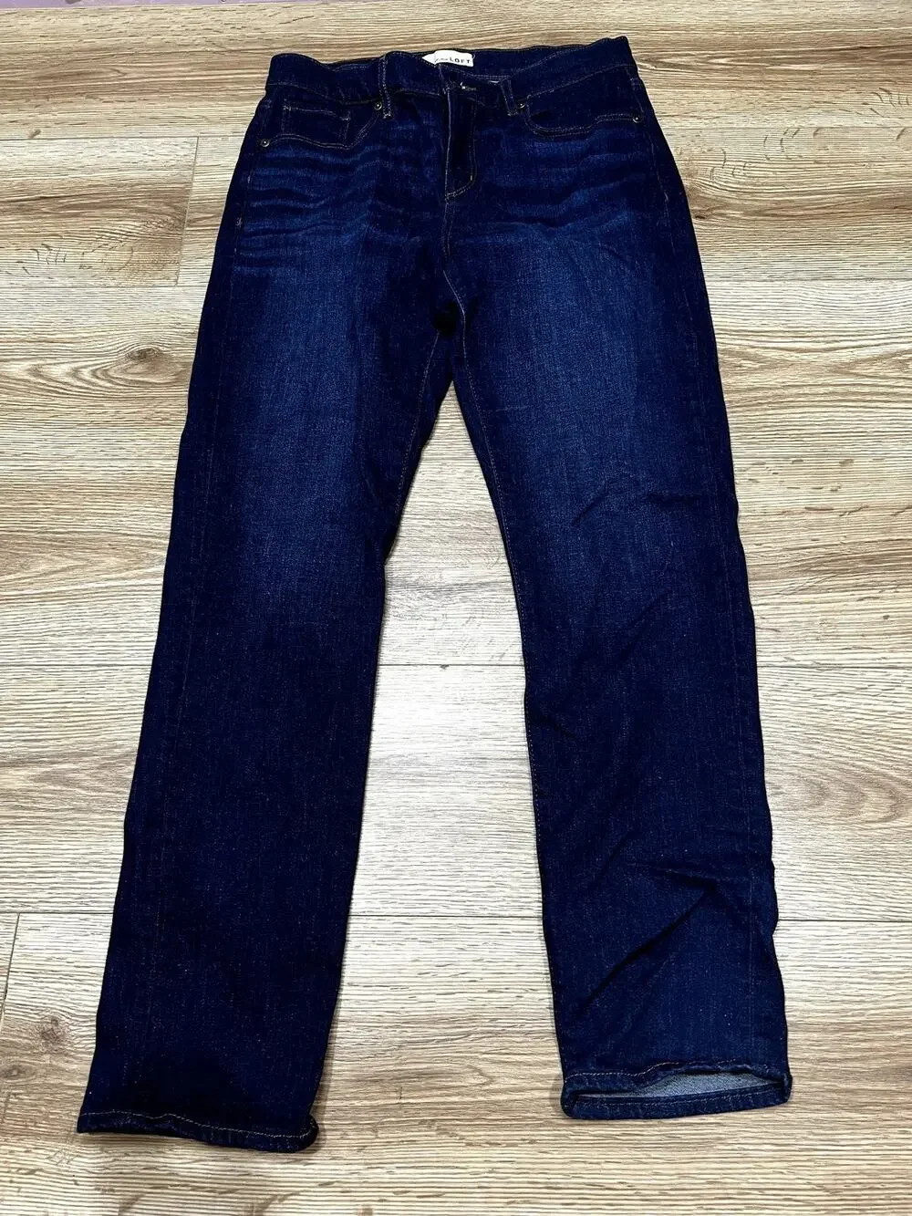 LOFT Dark Wash Straight Leg Jeans Women's Size 8 / Waist 29 (A77)